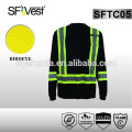 high visibility button shirts work clothes for man protective clothing mens workwear long sleeve safety workwear